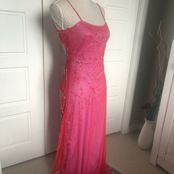 Gorgeous Beaded Cherry Blossom Open-Back Gown - Picture 2 of 7